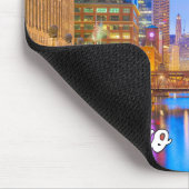 Chicago, Illinois, Vereinigte Staaten Mousepad (Ecke)