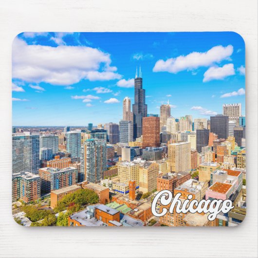 Chicago, Illinois, Vereinigte Staaten Mousepad (Vorne)