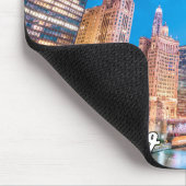 Chicago, Illinois, Vereinigte Staaten Mousepad (Ecke)