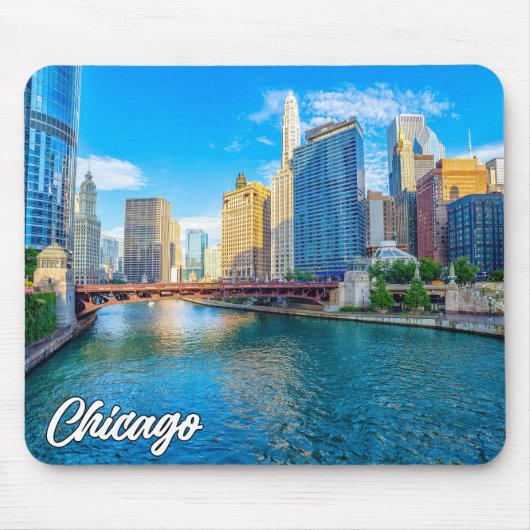 Chicago, Illinois, Vereinigte Staaten Mousepad (Vorne)