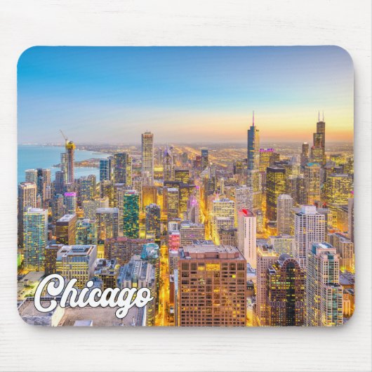 Chicago, Illinois, Vereinigte Staaten Mousepad (Vorne)
