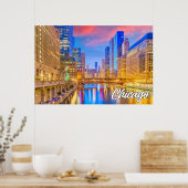 Chicago, Illinois, Vereinigte Staaten Poster (Küche)