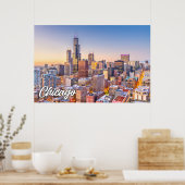 Chicago, Illinois, Vereinigte Staaten Poster (Küche)