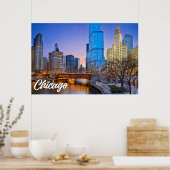 Chicago, Illinois, Vereinigte Staaten Poster (Küche)