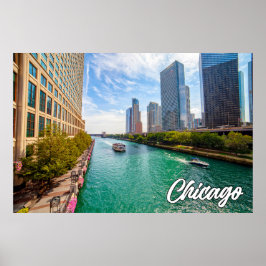 Chicago, Illinois, Vereinigte Staaten Poster