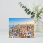 Chicago, Illinois, Vereinigte Staaten Postkarte (Stehend Vorderseite)