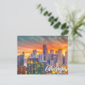 Chicago, Illinois, Vereinigte Staaten Postkarte (Stehend Vorderseite)
