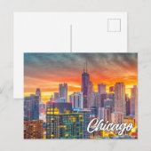 Chicago, Illinois, Vereinigte Staaten Postkarte (Vorne/Hinten)