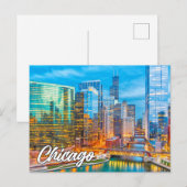Chicago, Illinois, Vereinigte Staaten Postkarte (Vorne/Hinten)