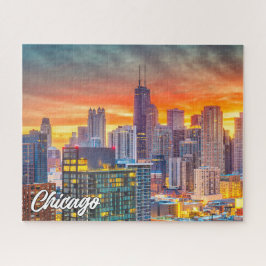 Chicago, Illinois, Vereinigte Staaten Puzzle