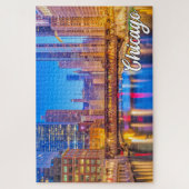 Chicago, Illinois, Vereinigte Staaten Puzzle (Vertikal)
