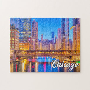 Chicago, Illinois, Vereinigte Staaten Puzzle