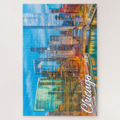 Chicago, Illinois, Vereinigte Staaten Puzzle (Vertikal)