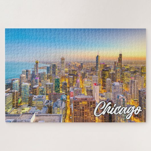 Chicago, Illinois, Vereinigte Staaten Puzzle (Horizontal)