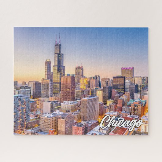 Chicago, Illinois, Vereinigte Staaten Puzzle (Horizontal)