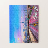 Chicago, Illinois, Vereinigte Staaten Puzzle (Vertikal)