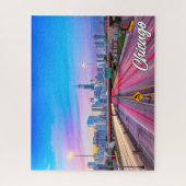 Chicago, Illinois, Vereinigte Staaten Puzzle (Vertikal)