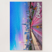 Chicago, Illinois, Vereinigte Staaten Puzzle (Vertikal)