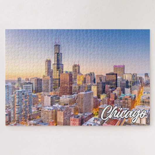 Chicago, Illinois, Vereinigte Staaten Puzzle (Horizontal)