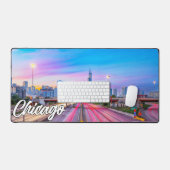 Chicago, Illinois, Vereinigte Staaten Schreibtischunterlage (Tastatur & Maus)