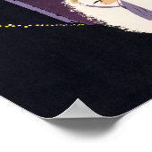 Chicago Illinois Vintag Retro Travel Poster (Ecke)