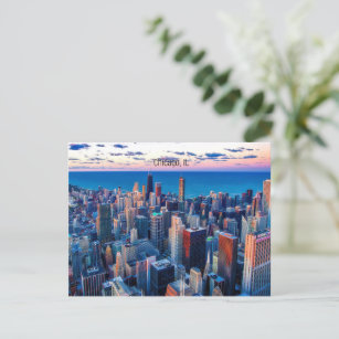 Chicago, Illinois Wolkenkratzer Postkarte