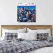 Chicago Illinois Wrapped Canvas Art 16,80 X 17,50 Leinwanddruck (Insitu (Schlafzimmer))