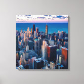 Chicago Illinois Wrapped Canvas Art 16,80 X 17,50 Leinwanddruck (Vorderseite)