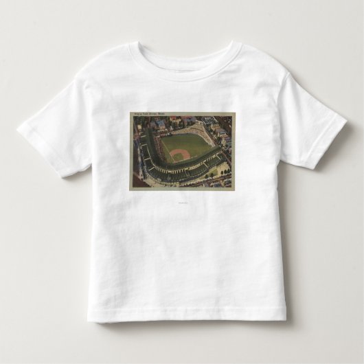 Chicago, Illinois - Wrigley fangen CUB auf Kleinkind T-shirt (Vorderseite)