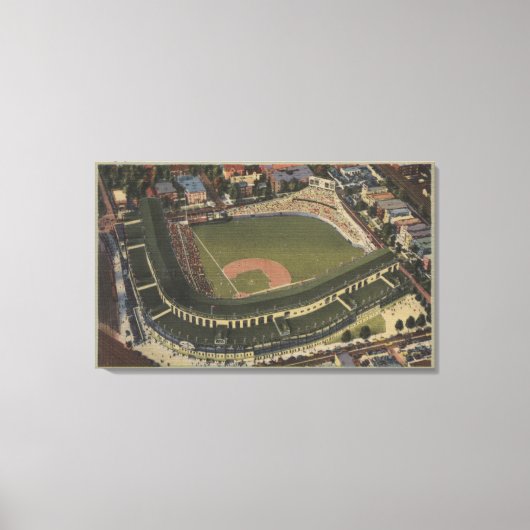 Chicago, Illinois, Wrigley Field Cubs Leinwanddruck (Vorderseite)