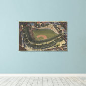 Chicago, Illinois, Wrigley Field Cubs Leinwanddruck (Insitu (Holzboden))