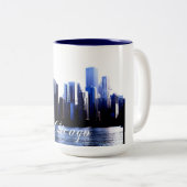 Chicago Illinois Zweifarbige Tasse (VorderseiteRechts)