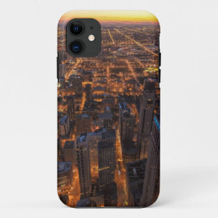 Chicago im Stadtzentrum gelegen am Sonnenuntergang Case-Mate iPhone Hülle