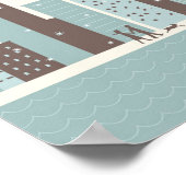 Chicago im Winter Poster (Ecke)