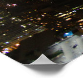 Chicago in der Nacht Poster (Ecke)