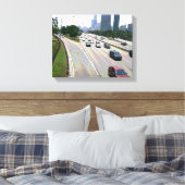 Chicago in Sandstone Leinwanddruck (Insitu (Schlafzimmer))