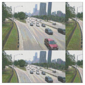 Chicago in Sandstone Stoff (Nahaufnahme)