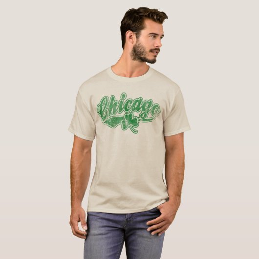 Chicago-Iren-Kleeblatt T-Shirt (Vorne ganz)