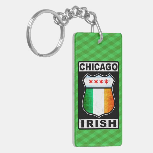 Chicago Irish American Keyring Schlüsselanhänger (Vorderseite links)