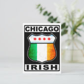 Chicago Irish American Postkarte (Stehend Vorderseite)