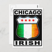 Chicago Irish American Postkarte (Vorne/Hinten)