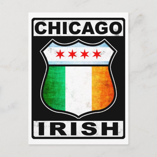 Chicago Irish American Postkarte (Vorderseite)
