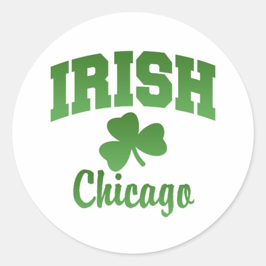 Chicago Irish Sticker (Vorderseite)