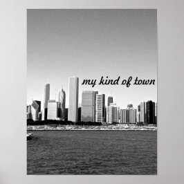 Chicago ist meine Art Stadt Poster