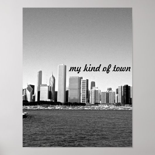 Chicago ist meine Art Stadt Poster (Vorne)