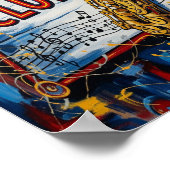 Chicago Jazz Club Poster (Ecke)