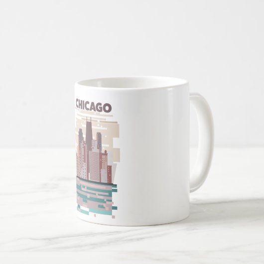 Chicago Kaffeetasse (VorderseiteRechts)