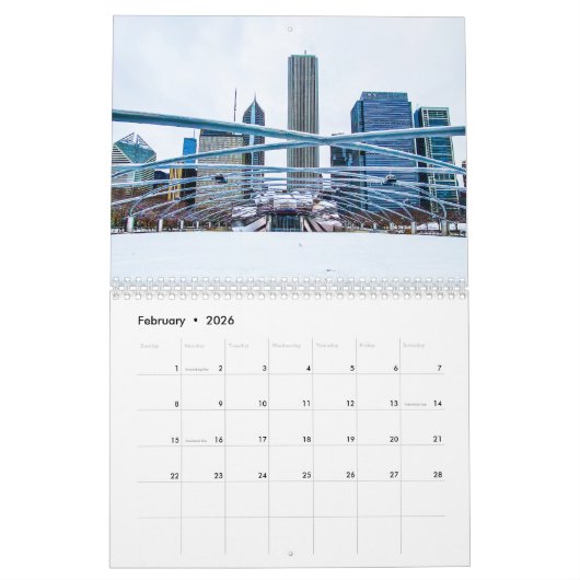 Chicago Kalender (Feb 2026)