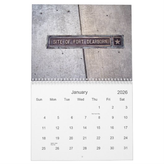 Chicago - Kalender 2020 (Jan 2026)