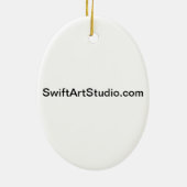 Chicago-Kathedralen-Skyline Keramikornament (Hinten)